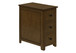 Accent End Table, Storage Drawer, Transitional Design