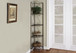 Etagere Bookcase Corner 4 Tier - Brown