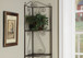 Etagere Bookcase Corner 4 Tier - Brown