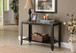 Console Accent Table Narrow For Living Room - Espresso
