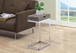 C-Shaped Accent Table Storage Drawer For Living Room