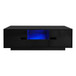 Modern High Glossy Rectangle Coffee Table With 16 Color LED Lights For Living Room