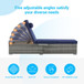 Outdoor Sofa Pe Rattan Furniture Deck Chair - Gray
