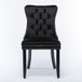 Nikki - Modern, High-End Tufted Solid Wood Contemporary Velvet Upholstered Dining Chair With Wood Legs Nailhead Trim (Set of 2)