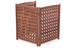 Air Conditioner Fence Screen Outside, Cedar Privacy Fence 3 Panels To Hide Ac & Trash Enclosure