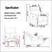 360° Modern Small Rocking Swivel Recliner Chair With Side Pocket