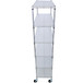 6 Tier 6000Lbs Capacity Nsf Metal Shelf Wire Shelving Unit, Heavy Duty Adjustable Storage Rack With Wheels & Shelf Liners For Commercial Grade Utility Steel Storage Rack