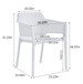 3 Piece Plastic Arm Chair Bistro Grs Premium Ocean Plastic