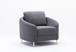 Yuina - Linen Chair - Gray