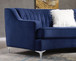 Velvet Curved Sofa
