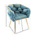 Luxury Modern Simple Leisure Single Sofa Chair Bedroom Lazy Person Household Dresser Stool Manicure Table Back Chair