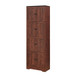 Tall Storage Cabinet With 8 Doors And 4 Shelves, Wall Storage Cabinet For Living Room, Kitchen, Office, Bedroom, Bathroom