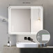 Bathroom Mirror Vanity Mirrors With Front Lights, Wall Mounted, Anti-Fog, Frameless, Horizontal Or Vertical