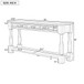 Console Table Long Console Table With Drawers And Shelf For Entryway, Hallway, Living Room