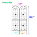 Garden Metal Trellis Rustproof Trellis For Climbing Plants Outdoor Flower Support