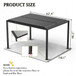 Premium Louver Pergola Aluminium Frame & Louvers