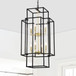 8 Light Lantern Chandelier Lighting, Entryway Chandeliers For High Ceilings, Chandeliers For Dining Room, Foyer, Entry, Staircase, Hallway, Height Adjustable (E12 Bulbs Not Included)