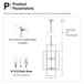 8 Light Lantern Chandelier Lighting, Entryway Chandeliers For High Ceilings, Chandeliers For Dining Room, Foyer, Entry, Staircase, Hallway, Height Adjustable (E12 Bulbs Not Included)