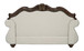 Pierce - Loveseat With 3 Pillows - Beige / Cherry