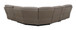 Kantu - Synthetic Leather Motion Sectional Sofa - Brown