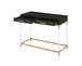 Adiel - Sofa Table - Black / Gold