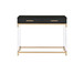 Adiel - Sofa Table - Black / Gold