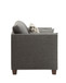 Laurissa - Chair With 3 Pillows - Light Charcoal