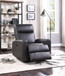Blane - Top Grain Leather Match Power Motion Recliner - Brown