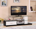 Ivana - TV Stand - White / Black
