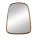 Irrgeular Mirror With Wood Frame, Wall Mirror For Living Room Bathroom Entryway - Brown