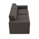 Modern Linen Sofa, Stylish And Minimalist 2-3 Seat Couch, Easy To Install, Exquisite Loveseat With Wide Armrests For Living Room
