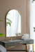 Arched Mirror With Metal Frame, Wall Mirror For Living Room Bedroom Entryway