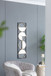 Eclectic Styling Metal Beaded Wall Mirror With Contemporary Design For Bedroom, Liveroom & Entryway