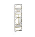 Eclectic Styling Metal Beaded Wall Mirror With Contemporary Design For Bedroom, Liveroom & Entryway