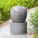 Heavy Outdoor Cement Fountain Antique, Cute Unique Urn Design Water Feature For Home Garden