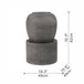 Heavy Outdoor Cement Fountain Antique, Cute Unique Urn Design Water Feature For Home Garden