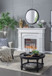 Round Hand Carved Rose Antique Mirror Frame, Wall Mirror For Live Space