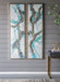 Elongated Modern Abstract Oil Painting, Rectangle Framed Wall Art (Set of 2) - Multicolor