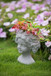 Cement Bust Wall Planter Indoor Outdoor Home Garden Decor - Gray