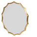 Round Sunburst Wall Mirror With, Wall Decor Mirror For Entryway Bedroom Living Room - Gold