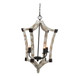 4 Light Chandelier, Hanging Light Fixture With Adjustable Chain For Kitchen, Bulb Not Included - Cream