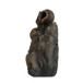 Decorative 3 Tier Water Fountain With Pot Design - Brown