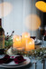 Flickering LED Candles With Remote Timer (Set of 3) - Ivory
