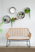 Farmhouse Round Metal Wall Planter (Set of 5) - Gray