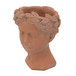 D6X9" Visage Head Bust Planter - Brown