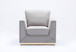 Valin - 3 Piece Living Room Set Meeting Room And Small Apartment Sofa Loveseat Chair - Gray