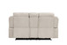 Galya - Motion Loveseat With Console - Light Gray