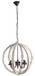 Chandelier, Hanging Light Fixture With Adjustable Chain For Kitchen, Bulb Not Included