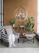 Chandelier, Hanging Light Fixture With Adjustable Chain For Kitchen, Bulb Not Included