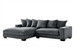 Luxe - Oversized 2 Piece Sectional Couches For Living Room, L Shaped Sofa With Chaise
